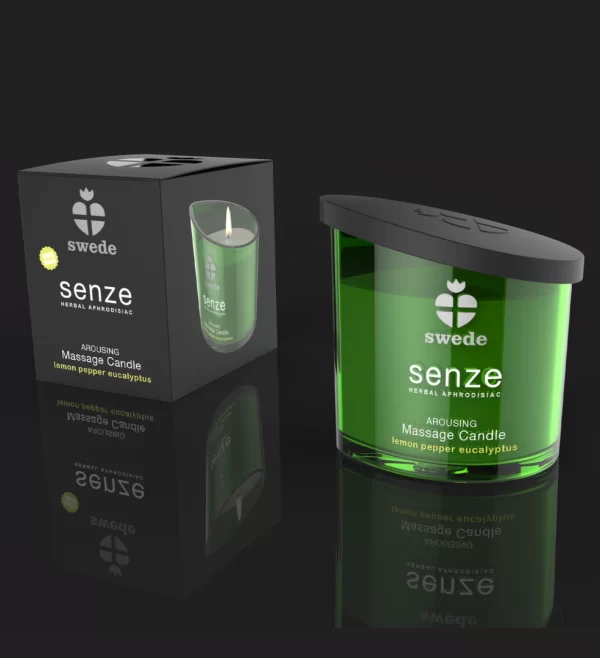 Swede Senze Arousing Massage Candle 150ml - Botanical Oils Blend. Massage candles