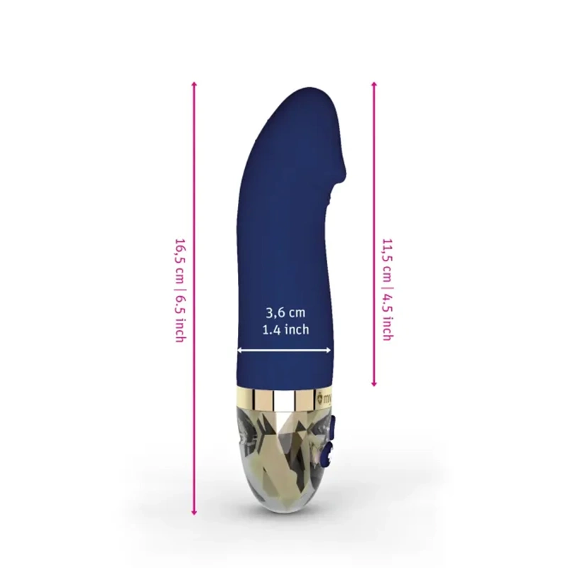 Mystim Real Deal Neal Blue - Anatomical Intimate Silicone