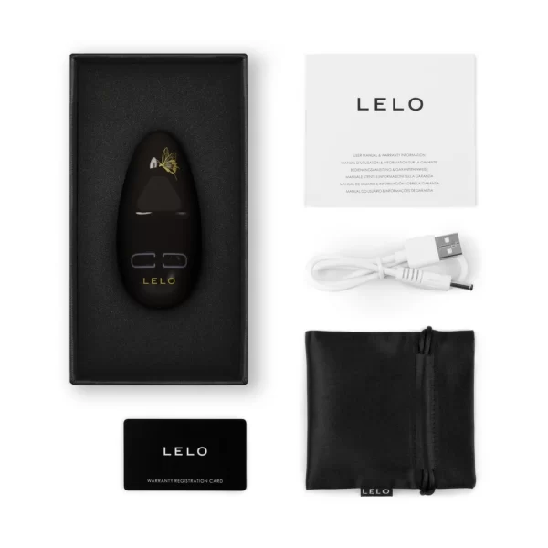 Lelo Nea 3 Pitch Black – Stymulatory łechtaczki
