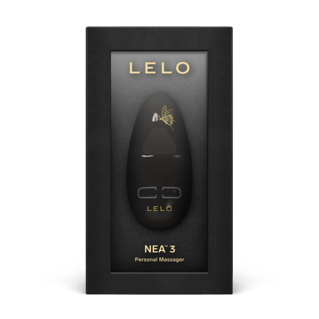 LELO NEA 3 Pitch Black Compact Intimate Massager
