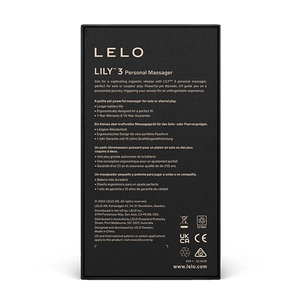 LELO Lily 3 masażer osobisty lawendowy - Anelma LELO Lily 3 masażer osobisty lawendowy