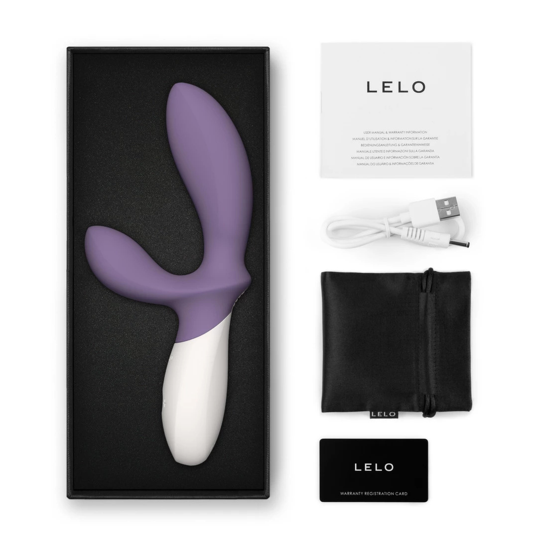 LELO Loki Wave 2 Violet Dusk - masażer z technologią WaveMotion - Anelma LELO Loki Wave 2 Violet Dusk - masażer z technologią WaveMotion