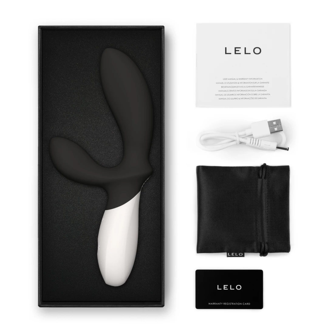 Lelo Loki Wave 2 Black - masaÅ¼er anatomiczny z technologiÄ… WaveMotion