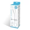 Glas Double Play Szklany model intymny dwustronny 24 cm przezroczysty - Anelma sexshop