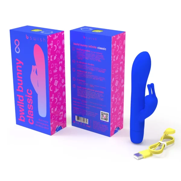 B Swish Bwild Classic Bunny Niebieski - vibraattori