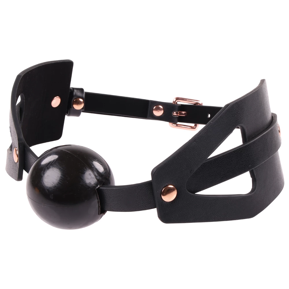 Sportsheets Sex & Mischief Soft Gag Czarny - Regulowany Pasek