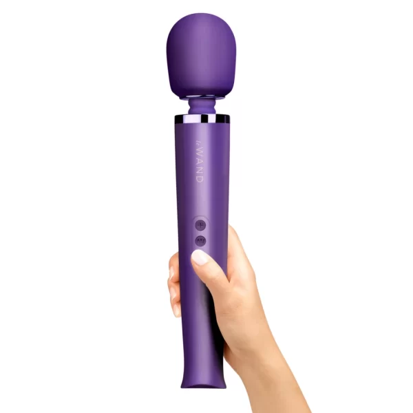 Le Wand Rechargeable Masażer Precyzyjny Fioletowy 10 Trybow