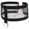 Sportsheets Sheer Day Collar czarna z karabiÅ„czykiem i aksamitnÄ… wstÄ…Å¼kÄ…