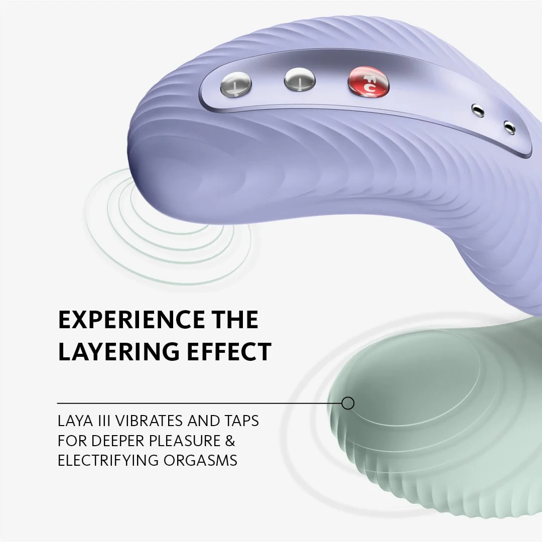 Fun Factory Laya III Pro Lay-On Massager Sage Green - Anelma clitoral vibrator