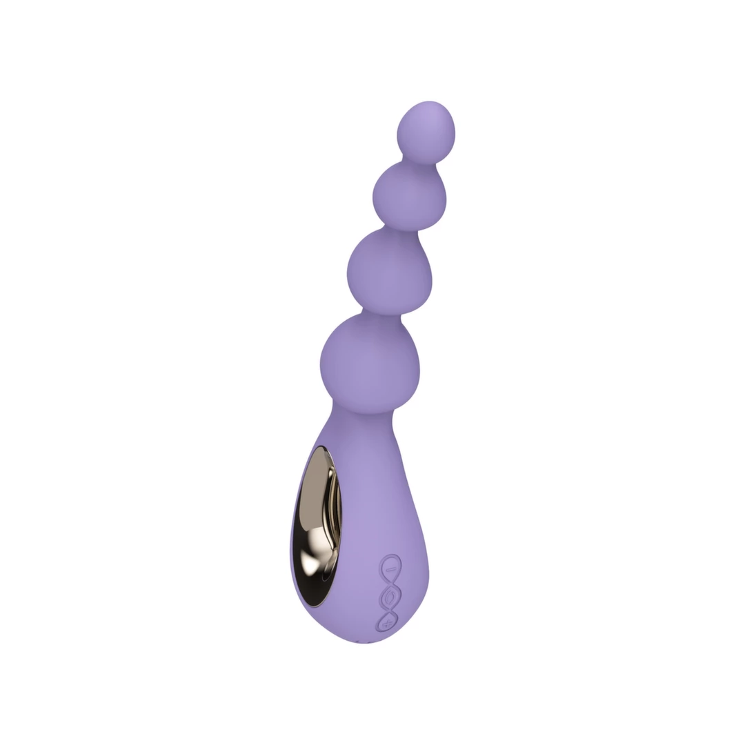 LELO Soraya Beads Intimate Massager Purple Silicone 234mm. Anal beads. See functions