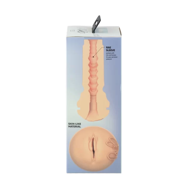 Kiiroo Feel Rae Lil Black Interactive Sleeve combines flexible elastomer and an ergonomic design for comfortable
