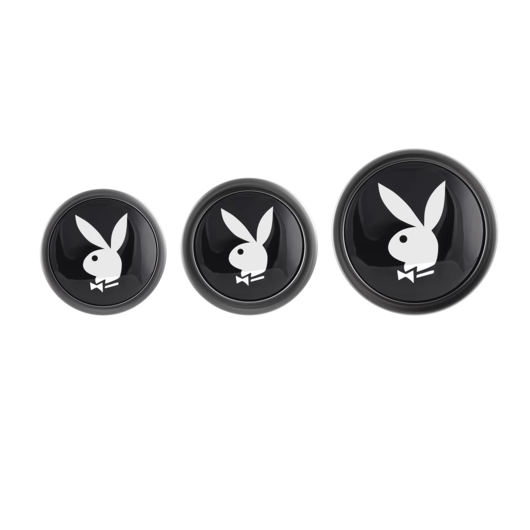 Playboy Pleasure 3-Piece Hematite Anal Plug Set