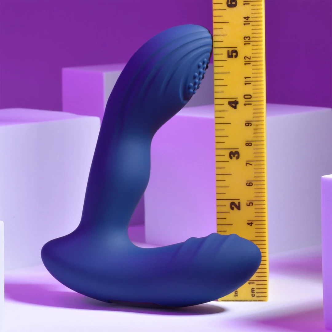 Playboy Pleasure Pleasure Pleaser Navy - Warming Silicone Intimate Device. Prostate massager