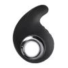 Playboy Ring My Bell Black - Dual Action Silicone Vibrator with Tapper - Anelma sextoys