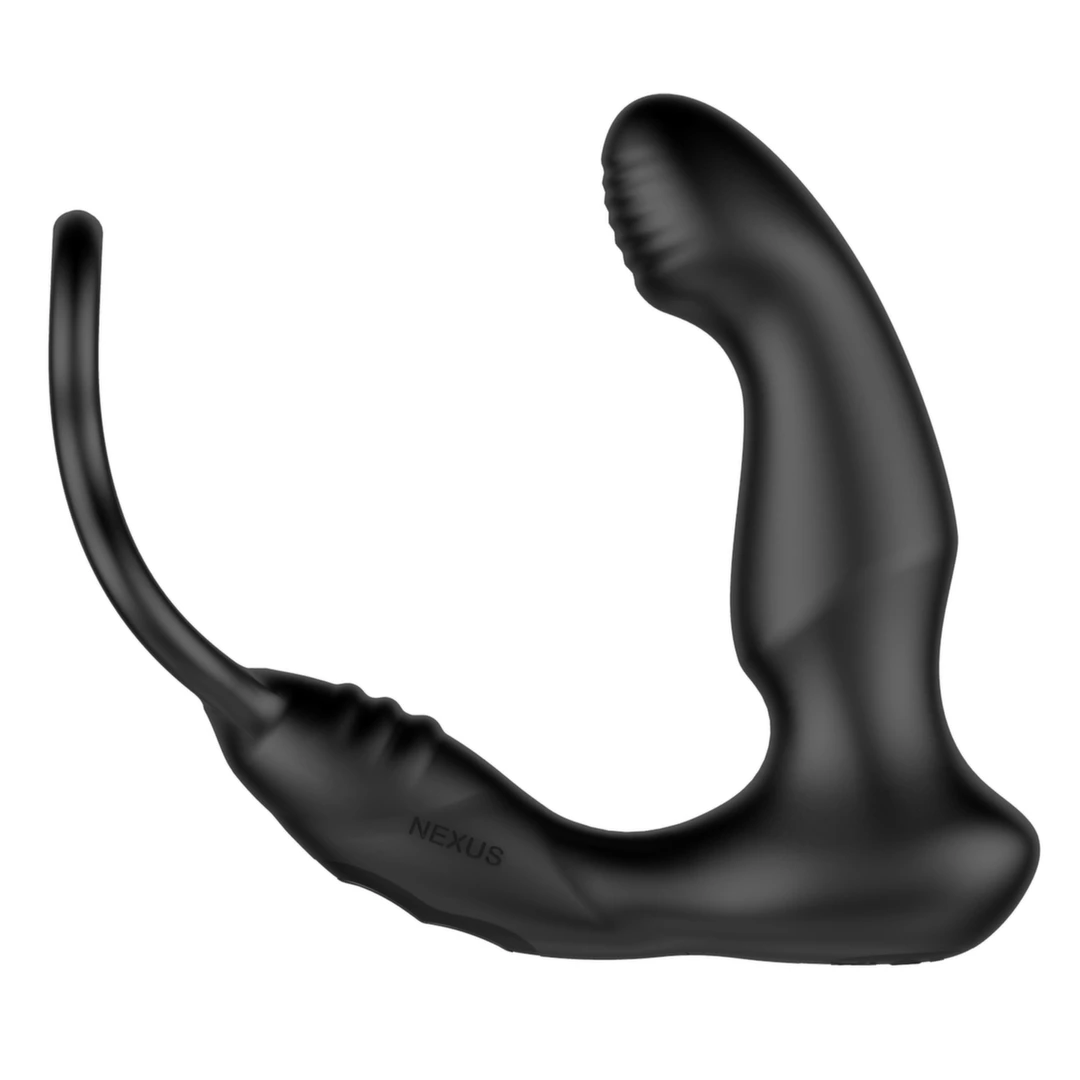 Nexus Simul8 Wave Edition Multi-Action Intimate System Silicone Black. Prostate massager. See functions