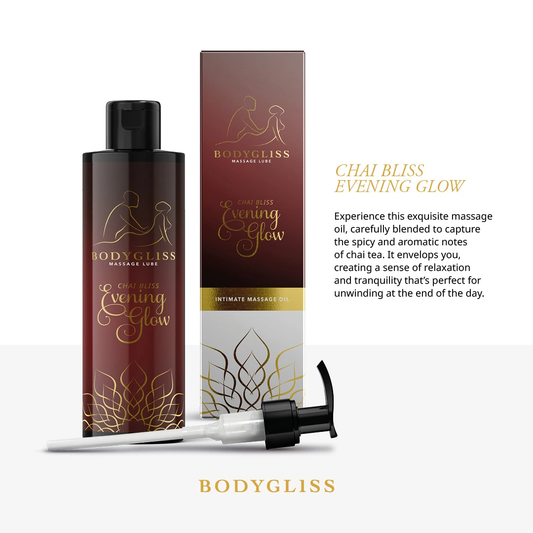 BodyGliss Chai Bliss Olejek do MasaÅ¼u Intymnego 100 ml Silikonowy