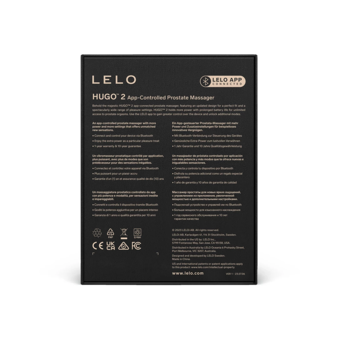 LELO Hugo 2 zielony - masaÅ¼er do stymulacji prostaty z aplikacjÄ…