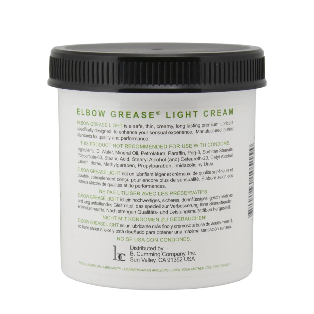 Elbow Grease Light Cream 443 ml Bezzapachowa FormuÅ‚a o Lekkiej Konsystencji
