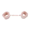 Sportsheets S&M Peaches ˜n CreaMe Faux Fur Handcuffs Cream