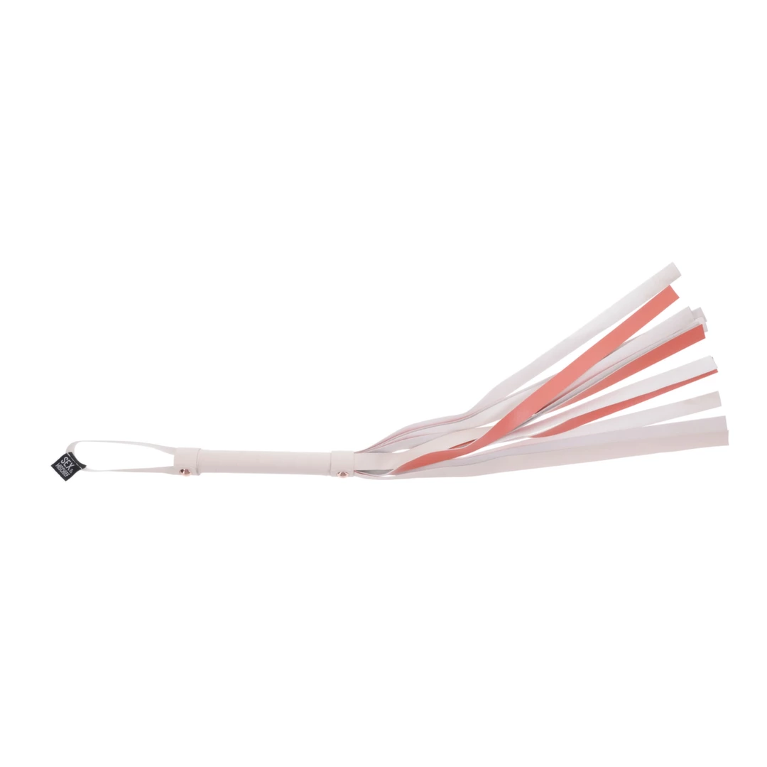 Sportsheets S&M Peaches n CreaMe Stripe Flogger kremowo-pomaraÅ„czowy 32"