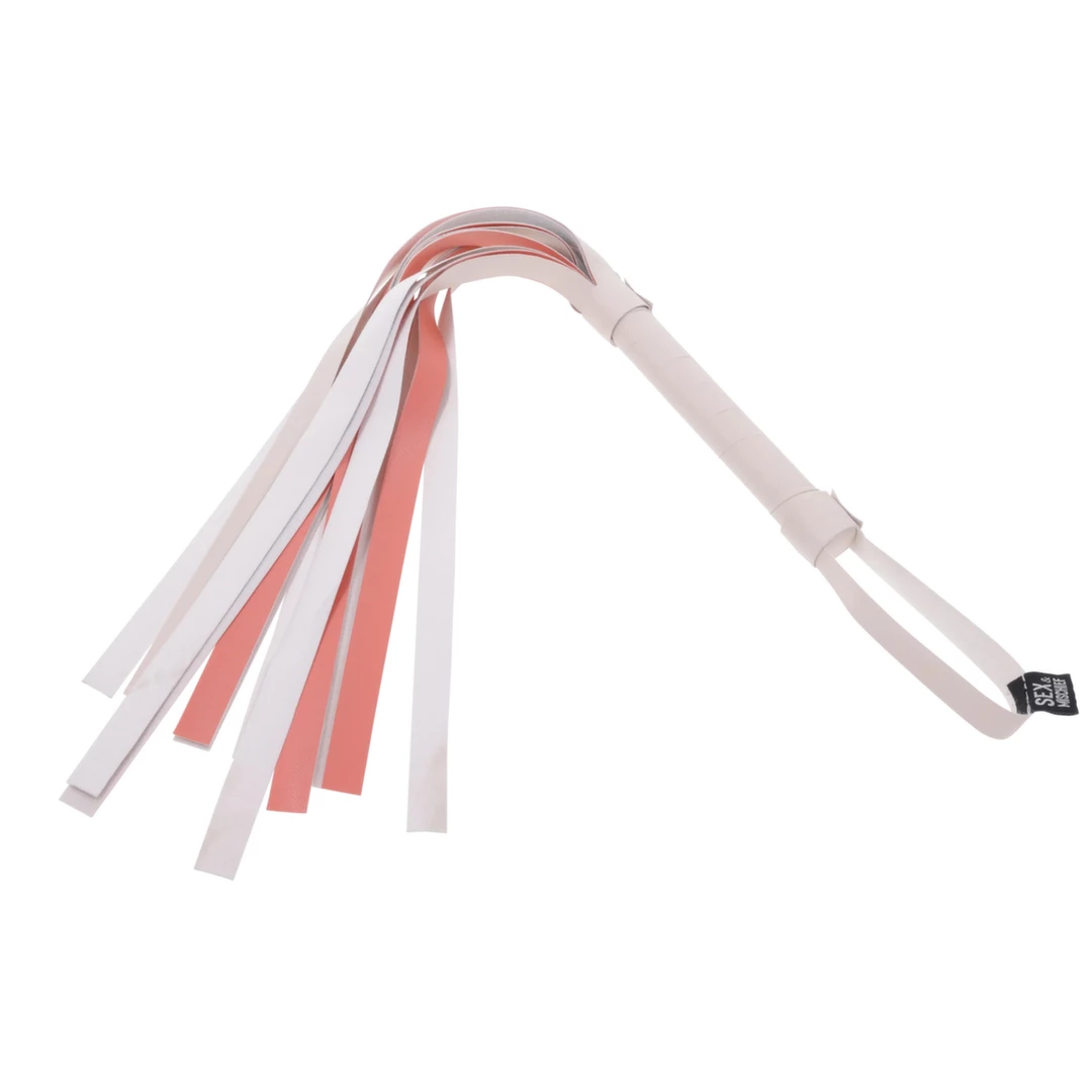 Sportsheets S&M Peaches n CreaMe Stripe Flogger kremowo-pomaraÅ„czowy 32"