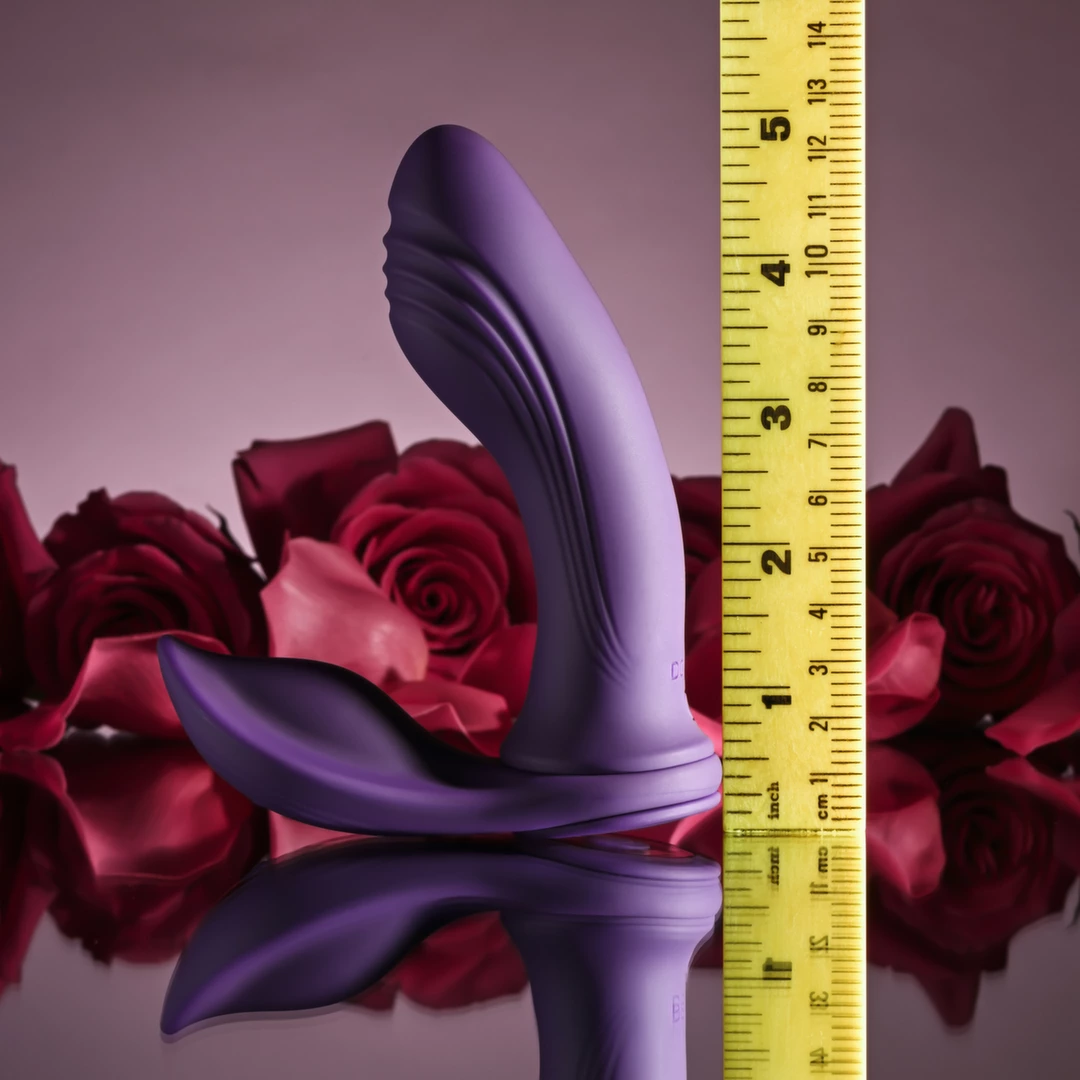 Playboy Mix & Match Purple Multi-Function Vibrating System - Anelma Playboy Pleasure Mix & Match 3w1 Wibrator dla Par Fioletowy