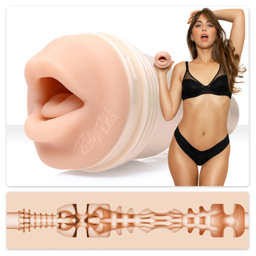 Fleshlight Insomnia Riley Reid Mouth Intimate Machine Beige