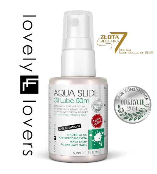 Lovely Lovers AQUA SLIDE Water-Based Intimate Gel with Aloe 50ml