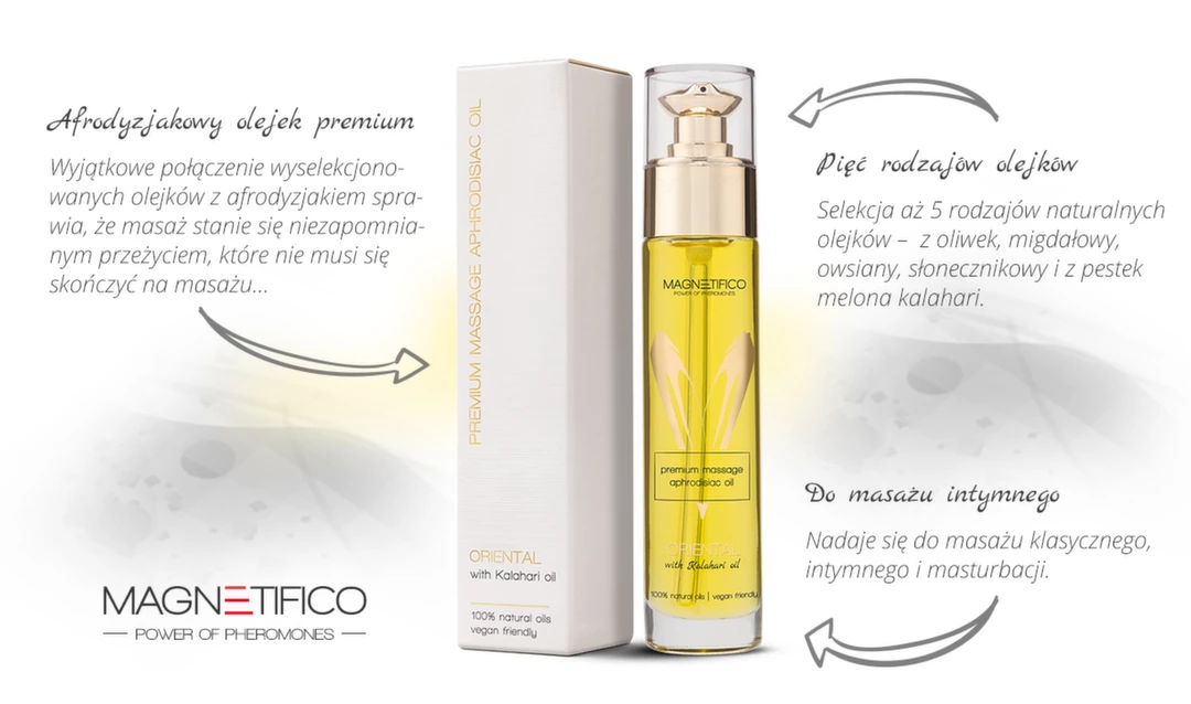 MAGNETIFICO Oriental Aromatic Massage Oil Premium 50ml Vegan