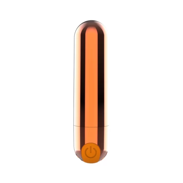 Power Bullet Mini Masażer 8 cm Rożowe Złoto 10 Trybow USB - vibraattori