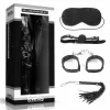 Lovetoy Deluxe Bondage Set 4-czÄ™Å›ciowy - zestaw akcesoriow czarny