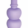 Evolved Novelties Sweet Treat Silicone Heart Beads Purple 19 cm