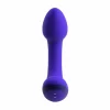 Evolved Novelties Anybody's Plug Purple - Ergonomic Wavy Design Small. Anal vibrator. See functions