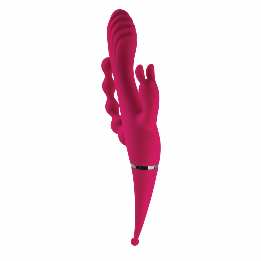 Evolved Novelties Four By Four Magenta - wielofunkcyjny model 4-silnikowy - Anelma podwójne (króliczki)
