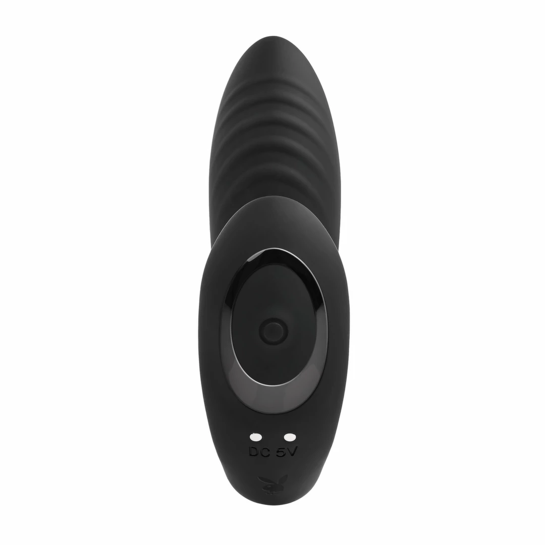Playboy Play Time Black Flexible Vibrating Wellness Device