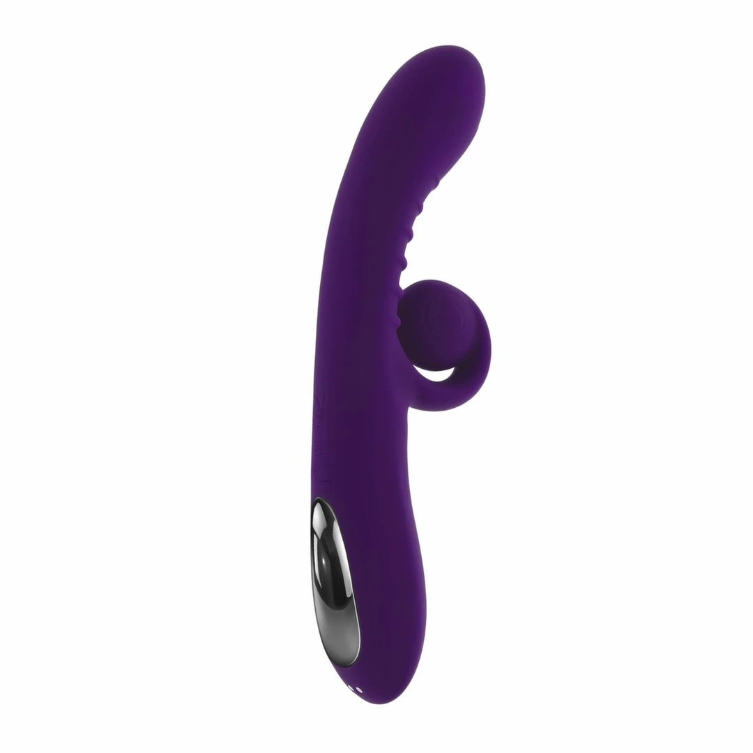 Playboy Curlicue Purple – Podwójne (króliczki)