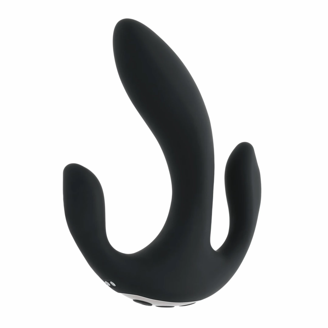 Playboy Triple Threat Black Multi-Motor Intimate Device Silicone. Anal vibrator. See functions