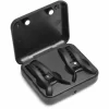XR Brands Dark Grip czarne zaciski wibrujÄ…ce z etui Master Series