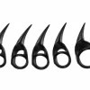 XR Brands Zestaw 10 PierÅ›cieni Sensorycznych Claws Czarny - 5 Rozmiarow