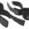 XR Brands Bound Wrist and Ankle Cuffs Black Adjustable Soft