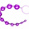 Blush Novelties B Yours Basic Beads Purple Flexible Jelly 32.3cm
