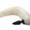 TAILZ Snap-On Intimate Plug Set - 3 Interchangeable Faux Fur Tails. Anal sets