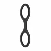EasyToys Silicone Restraint Handcuffs Black
