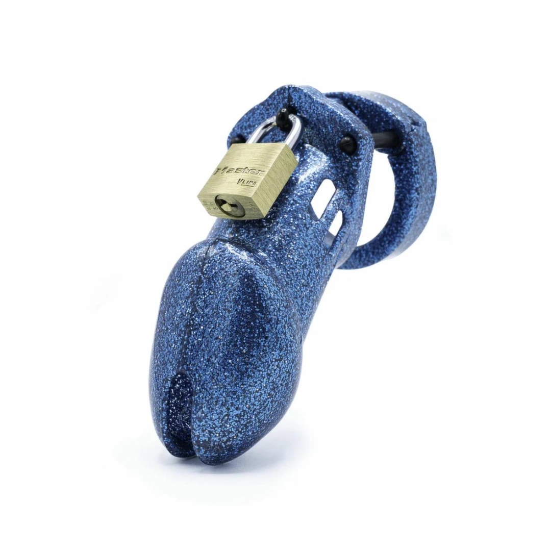 CB-X CB-6000 Chastity Kit Glitter Blue