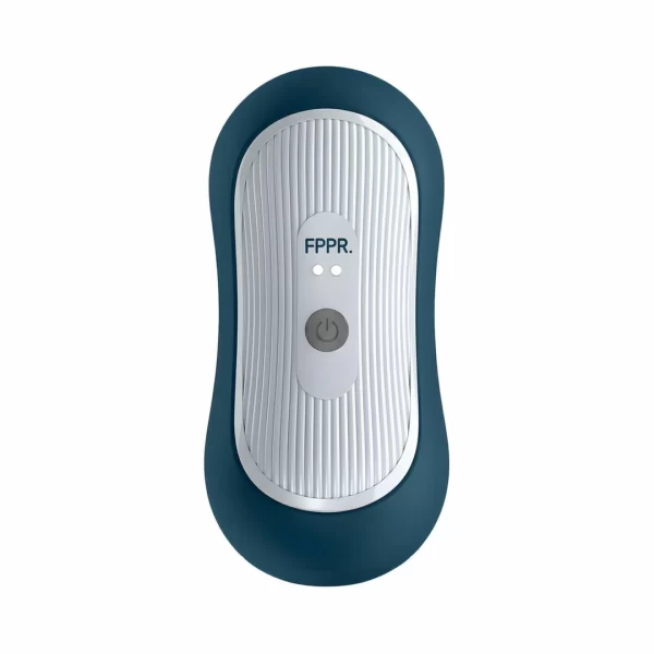 FPPR Squeezable Intimate Vibrating Device with Flexible Silicone Sleeve combines 10 vibration modes and rechargeable power in a practical