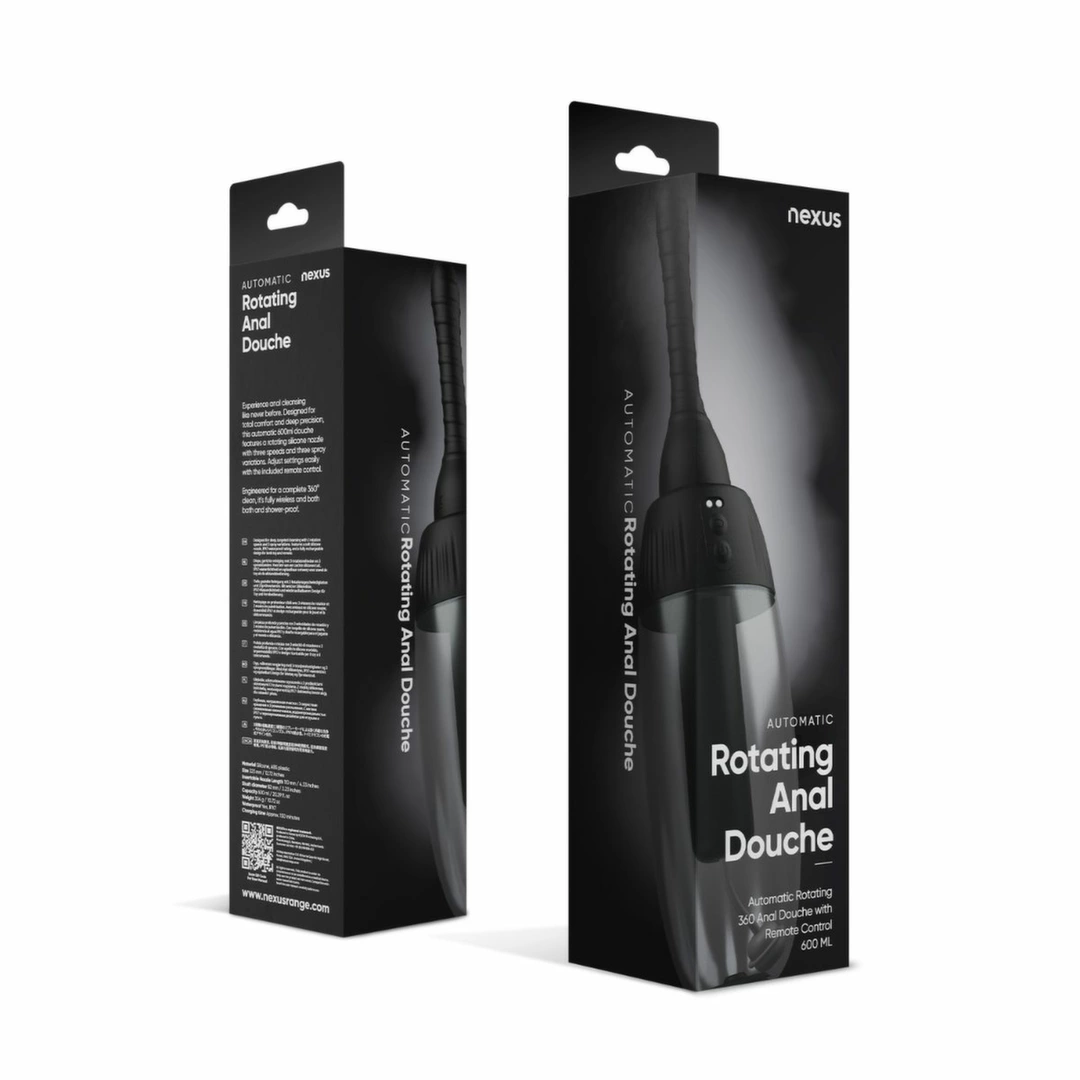 Nexus Revo Clean 360Â° Rotating Hygiene Device Black 600ml