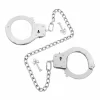 Bedroom Fantasies Metal Handcuffs Srebrne - wytrzymaÅ‚e kajdanki stalowe