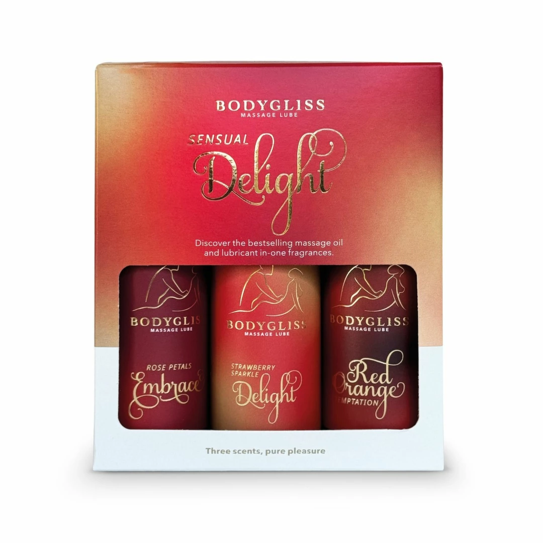 BodyGliss Travel Edition 3-Pack - Red Orange