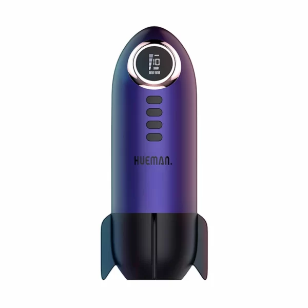 Hueman Blast Off Intimate Rocket Device Purple combines 10 vibration modes