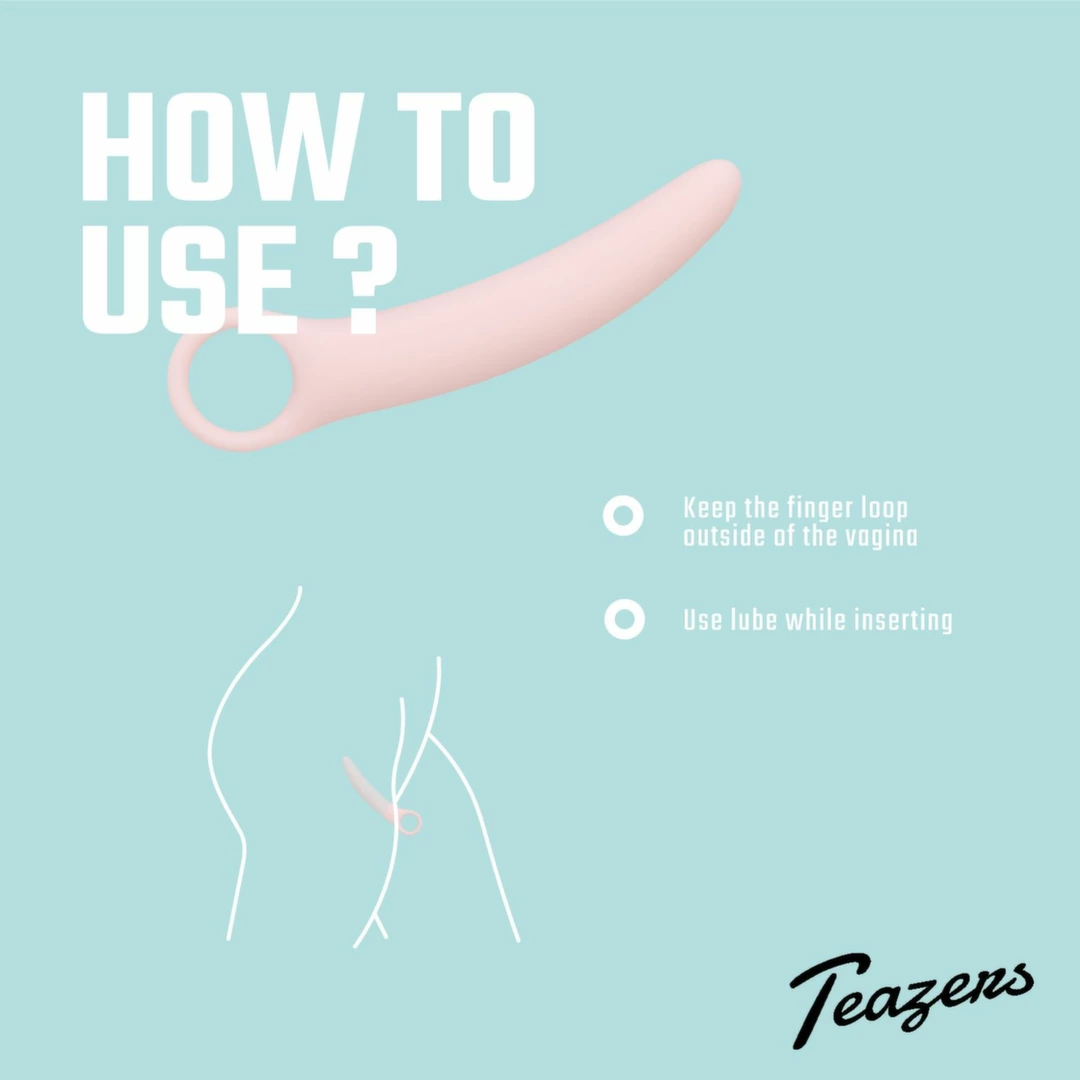 Teazers Dilator Set 3 sztuki silikonowy roÅ¼owy - stopniowany rozmiar